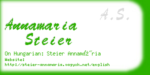 annamaria steier business card